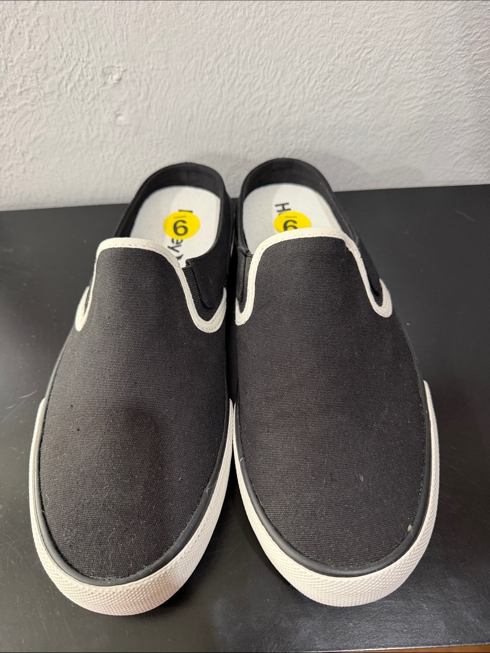 New Black Hurley Mules